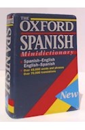 Papel MINI DICCIONARIO OXFORD ESPAÑOL INGLES INGLES ESPAÑOL (TAPA VINILICA)