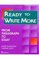Papel READY YO WRITE MORE FROM PARAGRAPH TO ESSAY