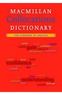 Papel MACMILLAN COLLOCATIONS DICTIONARY FOR LEARNERS OF ENGLISH