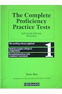 Papel COMPLETE PROFICIENCY TESTS 1 SELF STUDY EDITION W/KEY