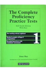 Papel COMPLETE PROFICIENCY TESTS 1 SELF STUDY EDITION W/KEY