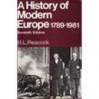 Papel A HISTORY OF MODERN EUROPE 1789-1981 [7 EDITION]