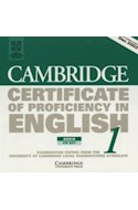 Papel CERTIFICATE OF PROFICIENCY IN ENGLISH 1 AUDIO CD SET