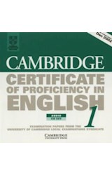 Papel CERTIFICATE OF PROFICIENCY IN ENGLISH 1 AUDIO CD SET