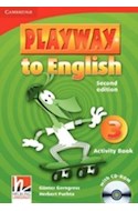 Papel PLAYWAY TO ENGLISH 3 ACTIVITY BOOK (SECOND EDITION) (WI  TH CD ROM)