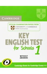 Papel CAMBRIDGE KEY ENGLISH TEST FOR SCHOOLS 1 (WITHOUT ANSWE  RS)