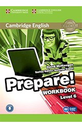 Papel PREPARE WORKBOOK LEVEL 6 CAMBRIDGE ENGLISH (B2 ENGLISH PROFILE) (NOVEDAD 2017)