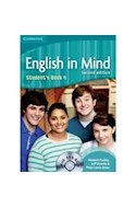 Papel ENGLISH IN MIND 4 STUDENT'S BOOK (WITH DVD ROM) (SECOND  EDITION)