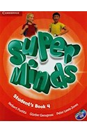 Papel SUPER MINDS 4 STUDENT'S BOOK (WITH DVD ROM)