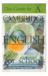 Papel CAMBRIDGE ENGLISH FOR SCHOOLS 2 CASSETTE X 2