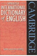 Papel CAMBRIDGE INTERNATIONAL DICTIONARY OF ENGLISH [PAPERBAC