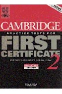 Papel CAMBRIDGE PRACTICE TESTS FOR FIRST CERTIFICATE 2 SELF-S