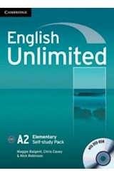 Papel ENGLISH UNLIMITED A 2 ELEMENTARY COURSEBOOK (WITH E-POR  TFOLIO DVD ROM)
