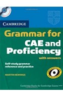 Papel GRAMMAR FOR CAE & PROFICIENCY WITH ANSWERS SELF STUDY G  RAMMAR REFERENCE AND PRACTICE C/CD