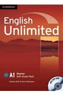 Papel ENGLISH UNLIMITED A 1 STARTER SELF STUDY PACK (WITH DVD  ROM)