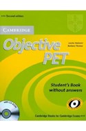 Papel OBJECTIVE PET STUDENT'S BOOK WITHOUT ANSWERS [SECOND EDITION] (WITH CD ROM)