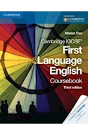 Papel CAMBRIDGE IGCSE FIRST LANGUAGE ENGLISH COURSEBOOK (THIRD EDITION)