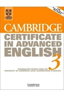 Papel CAMBRIDGE CERTIFICATE IN ADVANCED ENGLISH 3 WITHOUT KEY