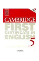 Papel CAMBRIDGE FIRST CERTIFICATE IN ENGLISH 5 WITHOUT ANSWER