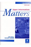 Papel UPPER INTERMEDIATE MATTERS WORKBOOK WITH KEY