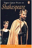 Papel THREE GREAT PLAYS OF SHAKESPEARE (PENGUIN READERS LEVEL 4)