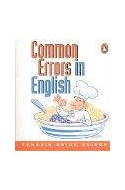 Papel COMMON ERRORS IN ENGLISH (PENGUIN QUICK GUIDES)
