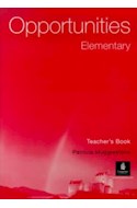 Papel OPPORTUNITIES ELEMENTARY TEACHER'S BOOK