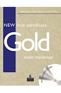 Papel NEW FIRST CERTIFICATE GOLD EXAM MAXIMISER [C/CD] (WITHOUT KEY)
