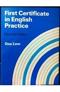 Papel FIRST CERTIFICATE IN ENGLISH PRACTICE