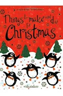 Papel THINGS TO MAKE AND DO FOR CHRISTMAS (WITH STICKERS) (USBORNE ACTIVITIES)