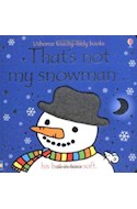 Papel THAT'S NOT MY SNOWMAN (USBORNE TOUCHY FEELY BOOKS) (CARONE)
