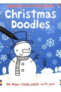 Papel CHRISTMAS DOODLES 50 WIPE-CLEAN CARDS WITH PEN