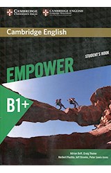 Papel EMPOWER B1+ INTERMEDIATE STUDENTS BOOK (CAMBRIDGE ENGLISH) (NOVEDAD 2018)