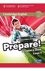 Papel PREPARE STUDENT'S BOOK LEVEL 5 CAMBRIDGE ENGLISH (B1 ENGLISH PROFILE) (NOVEDAD 2017)