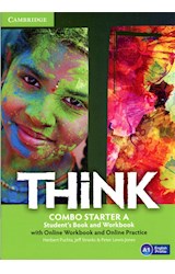 Papel THINK COMBO STARTER A STUDENT'S BOOK AND WORKBOOK (A1) WITH ONLINE WORKBOOK AND ONLINE PRACTICE