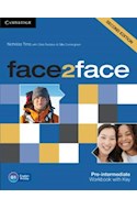 Papel FACE2FACE PRE INTERMEDIATE WORKBOOK WITH KEY (SECOND EDITION)