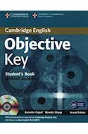 Papel OBJECTIVE KEY STUDENT'S BOOK WITHOUT ANSWERS CAMBRIDGE (WITH CD ROM) (SECOND EDITION)
