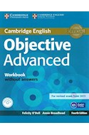 Papel OBJECTIVE ADVANCED WORKBOOK WITHOUT ANSWERS CAMBRIDGE (WITH CD ROM) (C1) (FOURTH EDITION)