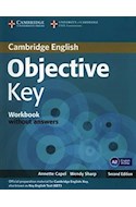 Papel OBJECTIVE KEY WORKBOOK WITHOUT ANSWERS CAMBRIDGE (SECOND EDITION)
