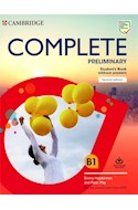 Papel COMPLETE PRELIMINARY STUDENT'S BOOK WITHOUT ANSWERS CAMBRIDGE [B1] (SECOND EDITION)