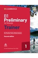 Papel B1 PRELIMINARY FOR SCHOOLS TRAINER CAMBRIDGE [WITH AUDIO DOWNLOAD] [2 EDITION] (NOVEDAD 2021)