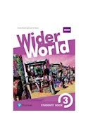 Papel WIDER WORLD 3 STUDENT'S BOOK PEARSON (NOVEDAD 2018)