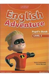Papel NEW ENGLISH ADVENTURE 2 PUPIL'S BOOK + CD