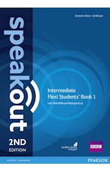 Papel SPEAKOUT INTERMEDIATE FLEXI 1 STUDENTS' BOOK PEARSON (2 EDITION) (WITH DVD ROM AND MY ENGLISH LAB)