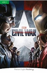 Papel MARVEL CAPTAIN AMERICA CIVIL WAR (PEARSON ENGLISH READERS LEVEL 3) [CEFR A2+] [AUDIO PACK ONLINE]