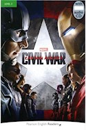 Papel MARVEL CAPTAIN AMERICA CIVIL WAR (PEARSON ENGLISH READERS LEVEL 3) [CEFR A2+] [WITH CD & MP3 AUDIO]