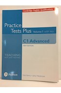 Papel PRACTICE TESTS PLUS 1 WITH KEY PEARSON [C1 ADVANCED] (NOVEDAD 2021)