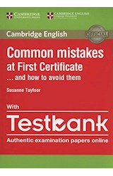 Papel COMMON MISTAKES AT FIRST CERTIFICATE AND HOW TO AVOID THEM CAMBRIDGE