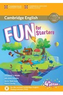 Papel FUN FOR STARTERS STUDENT'S BOOK WITH ONLINE ACTIVITIES CAMBRIDGE (NOVEDAD 2018)