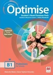 Papel OPTIMISE B1 STUDENT'S BOOK PREMIUM PACK MACMILLAN [PRELIMINARY FOR SCHOOLS] (NOVEDAD 2020)
